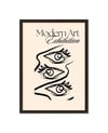 Modern Art Exhibition Çerçeveli Poster