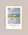 Monet - Vetheuil in Summer Çerçeveli Tablo