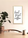 Motto Çerçeveli Poster 101 (25x49 cm)