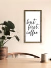 Motto Çerçeveli Poster 101 (25x49 cm)