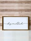 Motto Çerçeveli Poster 104 (25x49 cm)