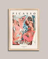 Picasso - Les Demosiselles d'Avignon Çerçeveli Tablo