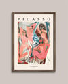 Picasso - Les Demosiselles d'Avignon Çerçeveli Tablo