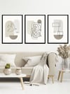 Picasso Soft Çerçeveli Tablo Set