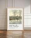 Piet Mondrian - Amsterdam Skyline Çerçeveli Tablo