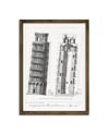Pisa Tower Çerçeveli Tablo