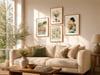 Soft Güzellik Çerçeveli Tablo Set