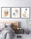 Soft Tonlar Line Art Çerçeveli Tablo Set