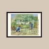Van Gogh - First Steps, after Millet Çerçeveli Tablo