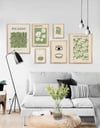 Yeşil Bohem Çerçeveli Tablo Set