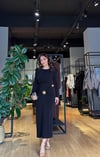 GÜNEŞ TOKALI ELBİSE SİYAH