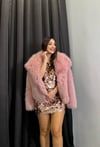 iri Pullu Crop Bluz Pembe