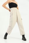Bej Paraşüt Pantolon
