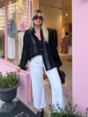 Beyaz  Tensel  İnce Denim Pantolon