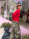 Kamuflaj Taşlı Mevsimlik Pantalon