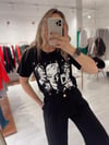 Siyah Marilyn Monroe Baskılı Tshirt