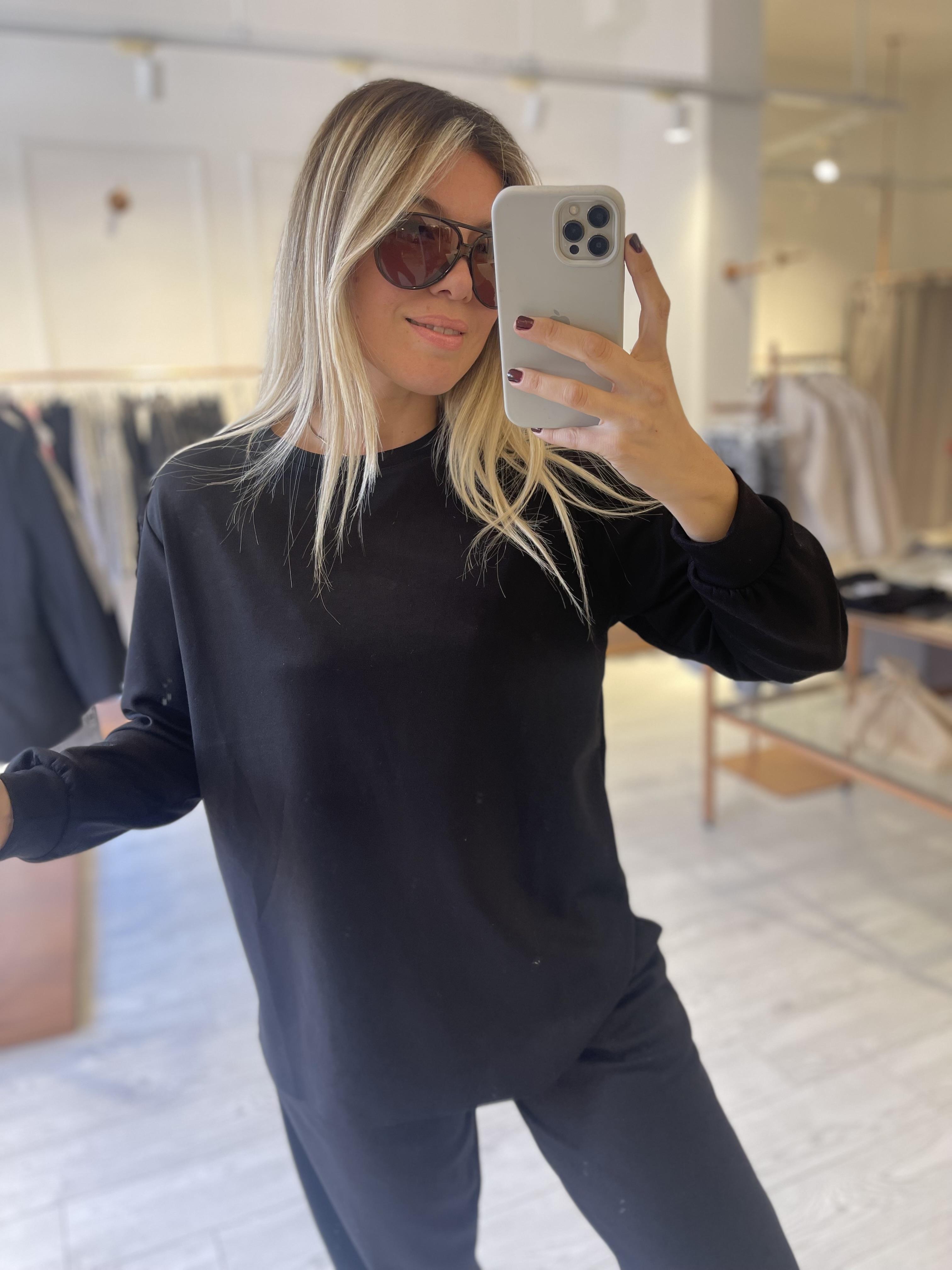 Siyah Oys. Pamuklu Tasarım Takım