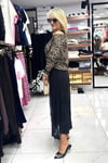 Alia Leopar Bluz Detaylı Etek Atlet Bluz Takım