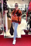Geyik Desenli Tam Fermuarlı Wellsoft Sweat