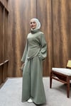 DİK YAKA TAKIM -YEŞİL
