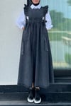 fırfır denim jile -koyu