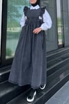fırfır denim jile -koyu