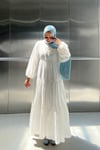 FİSTO ELBİSE -BEYAZ
