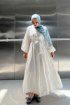 FİSTO ELBİSE -BEYAZ