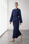 KETEN PANTOLON TAKIM -LACİVERT