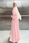 KORSE ELBİSE -PEMBE