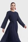 LORİN KUP ELBİSE -LACİVERT
