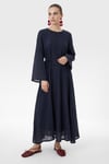 LORİN KUP ELBİSE -LACİVERT
