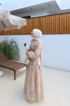 violet elbise -pembe 