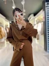   Acı Kahve Özel Kumaş Çıtçıtlı Sweat 