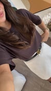 Acı Kahve Dekoratif Dikişli Bisiklet Yaka Dilvin Tshirt