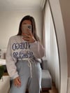 Acık Gri San Diego İşlemeli Sweat