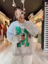 Açık Gri Şardonlu Mickey Sweat
