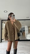 Açık Kahve Marka Model Oversize Sakallı Ceket