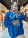 Açık Mavi Newyork Yazılı Sweat