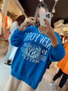 Açık Mavi Newyork Yazılı Sweat