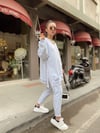 Acık Mavi Paça Lastikli Şardonlu Eşofman 