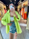 Açık Yeşil Pembe Neon Gömlek