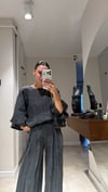 Antrasit Fakir Kol Bluz Pantolon Takım