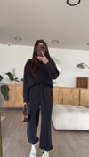 Antrasit Modal Kumaş Sweat Takım