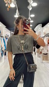 Antrasit Renk Gold Most Loved Baskılı Tshirt