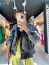 Antrasit Ribana Oversize Ceket
