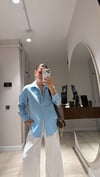 Bebe Mavi Pamuklu Fit Kesim Gömlek