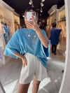 Bebe Mavisi İnsan Figürlü Tshirt