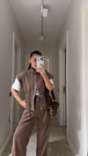 Bej Bel Bağcık Detaylı Biyeli Marka Model Takım