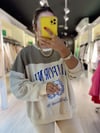 Bej California Baskılı Sweat